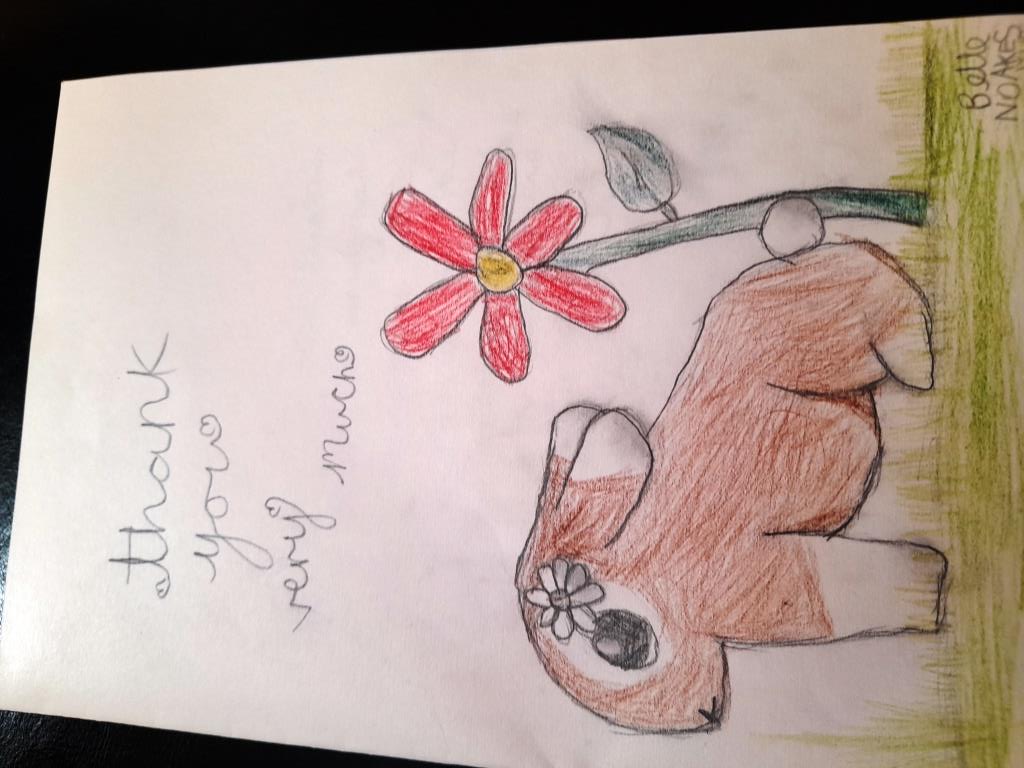 Image of Thank You Card cover from the School
